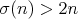 $\sigma(n)>2n$